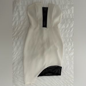 Love Culture Mini Black and White Cocktail Dress